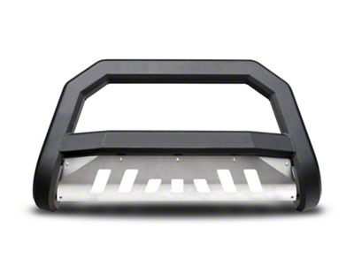 Armordillo AR Series Bull Bar with Aluminum Skid Plate; Matte Black (11-19 Sierra 2500 HD)