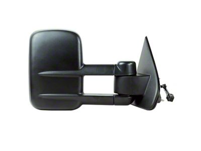 OEM Style Extendable Powered Towing Mirror with Turn Signal; Passenger Side (14-19 Silverado 3500 HD)