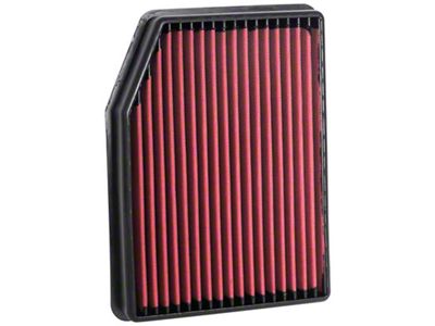 Airaid Direct Fit Replacement Air Filter; Red SynthaMax Dry Filter (20-23 6.6L Gas Sierra 2500 HD)