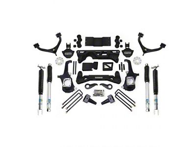 ReadyLIFT 7 to 8-Inch Adjustable Suspension Lift Kit with Bilstein Shocks (11-19 Silverado 2500 HD)