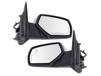 Powered Heated Memory Side Mirrors with Chrome Cap (15-19 Silverado 2500 HD)