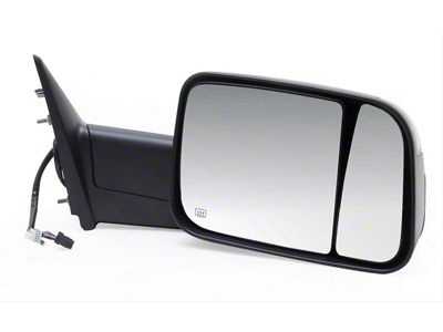 OEM Style Extendable Powered Towing Mirror with Turn Signal; Passenger Side (09-12 RAM 2500)