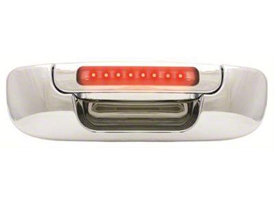 Chrome LED Tailgate Handle; Red LED; Clear (03-08 RAM 3500)
