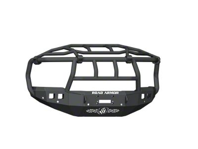 Road Armor Stealth Winch Front Bumper with Intimidator Guard; Textured Black (19-23 RAM 2500)