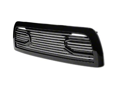 Armordillo OE Style Upper Replacement Grille; Gloss Black (10-18 RAM 3500)
