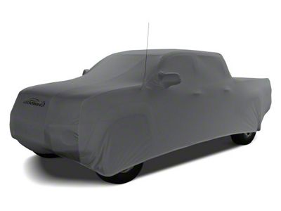 Coverking Satin Stretch Indoor Car Cover; Metallic Gray (13-18 RAM 3500 Crew Cab SRW w/ 6.4-Foot Box)