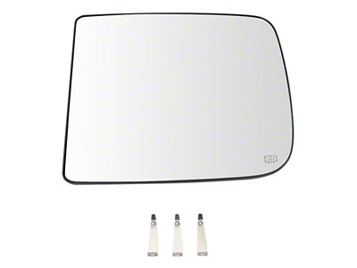 Heated Upper Towing Mirror Glass; Driver Side (10-18 RAM 2500)
