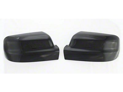 Mirror Covers; Gloss Black (10-23 RAM 2500)