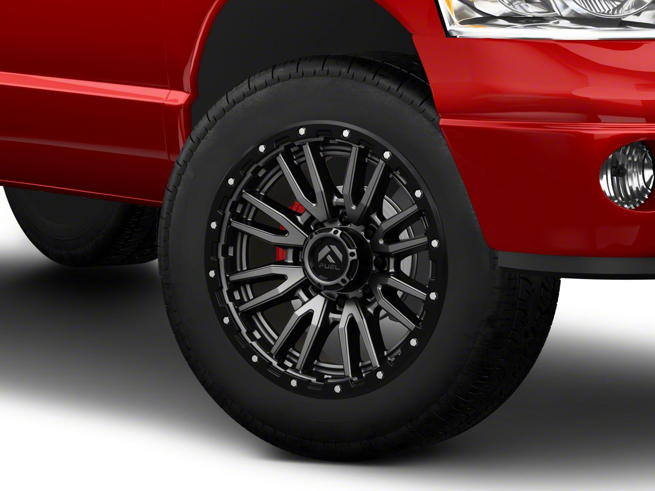 Fuel Wheels RAM 2500 Rebel Matte Gunmetal 8Lug Wheel; 20x9; 1mm Offset