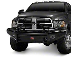 Fab Fours Black Steel Ranch Front Bumper with Pre-Runner Guard; Matte Black (03-05 RAM 2500)