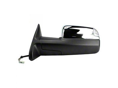 OEM Style Extendable Powered Towing Mirror with Turn Signal; Driver Side (13-18 RAM 3500)