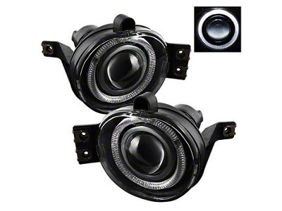 Halo Projector Fog Lights with Switch; Clear (03-06 RAM 3500)