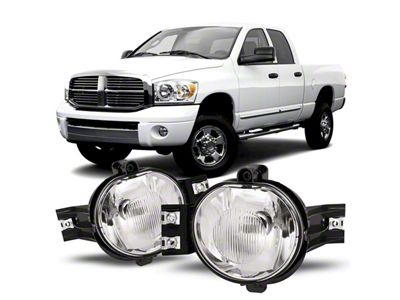OE Style Replacement Fog Lights; Clear (03-09 RAM 3500)
