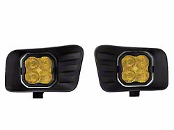 Diode Dynamics SS3 Sport Type ABL Horizontal LED Fog Light Kit; Yellow SAE Fog (10-18 RAM 3500)