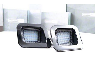 Morimoto XB LED License Plate Lights; Smoked (03-18 RAM 3500)