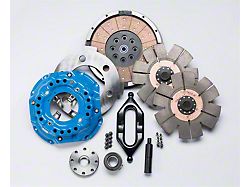 South Bend Clutch Stage 6 Competition Dual Disc Full Sintered Iron Clutch Kit; 10-Spline (05-07 5.9L RAM 3500 w/ G56 Transmission)