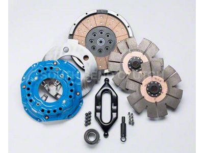 South Bend Clutch Stage 6 Competition Dual Disc Sintered Iron Clutch Kit; 10-Spline (03-04 5.9L RAM 3500 w/ NV4500 Transmission)