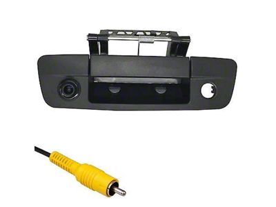 Master Tailgaters Tailgate Handle with Backup Reverse Camera; Black (10-17 RAM 3500)