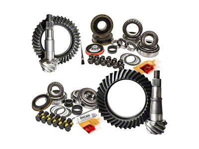Nitro Gear & Axle AAM 9.25-Inch Front Axle/11.80-Inch Rear Axle Ring and Pinion Gear Kit; 3.42 Gear Ratio (13-23 RAM 2500 w/o AISIN Transmission)