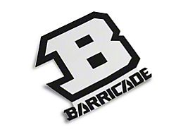 SEC10 Barricade B-Block Decal; Black (Universal; Some Adaptation May Be Required)