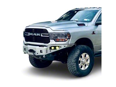 Chassis Unlimited Octane Series Winch Front Bumper; Pre-Drilled for Front Parking Sensors; Black Textured (19-23 RAM 2500)