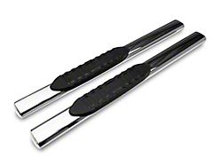 Barricade 5-Inch Oval Straight End Side Step Bars; Stainless Steel (10-23 RAM 2500 Regular Cab)