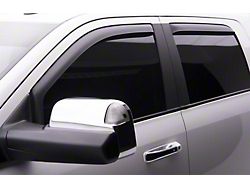 EGR In-Channel Window Visors; Front and Rear; Matte Black (10-18 RAM 3500 Crew Cab)