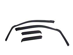 EGR In-Channel Window Visors; Front and Rear; Matte Black (19-23 RAM 2500 Crew Cab)