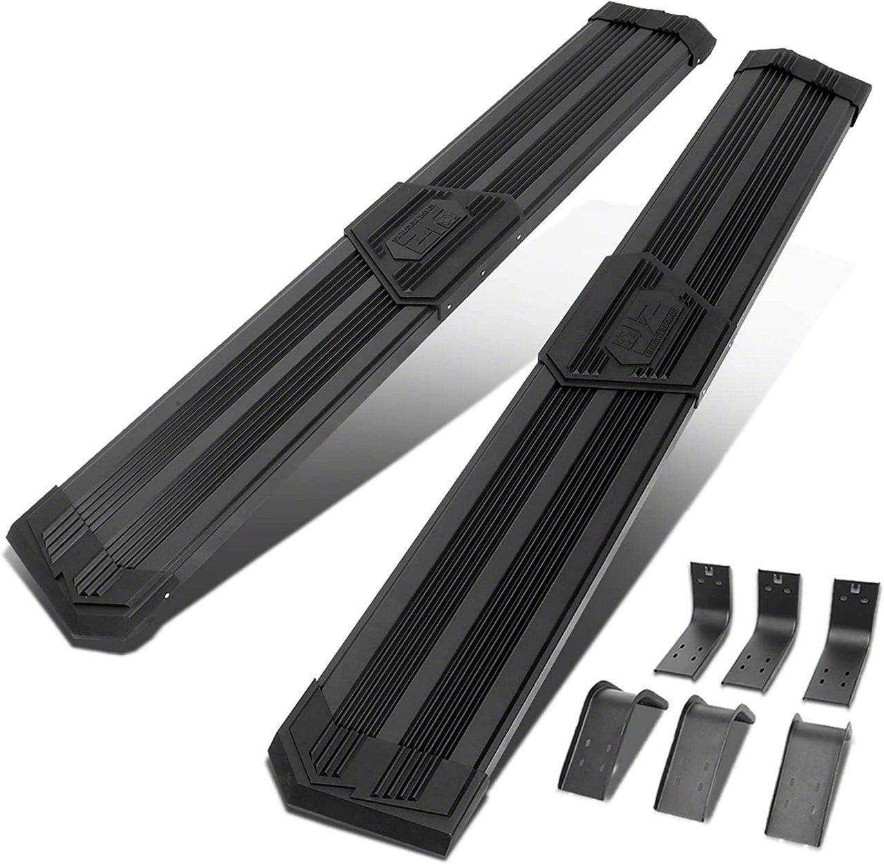 Ram 2500 10 Inch Pleated Step Bar Running Boards Black 10 18 Ram 2500