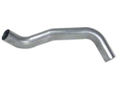4-Inch Aluminized Steel First Section Tail Pipe; Driver Side (04.5-07 5.9L RAM 2500)