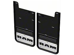 No-Drill Mud Flaps with RAM Text Logo; Rear (19-23 RAM 2500)