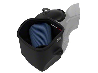 AFE Magnum FORCE Stage-2 Cold Air Intake with Pro 5R Oiled Filter; Black (19-23 6.4L RAM 3500)