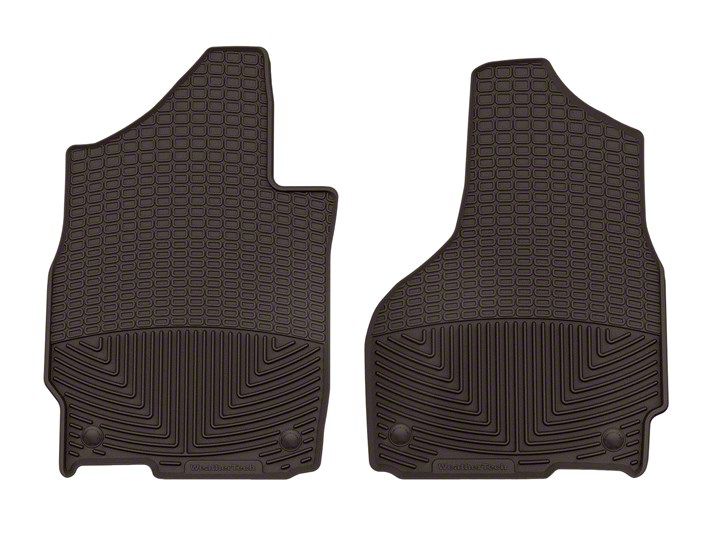 Weathertech RAM 3500 AllWeather Front Rubber Floor Mats; Cocoa W528CO