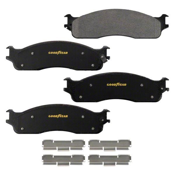 Goodyear Brakes RAM 2500 Truck and SUV Carbon Ceramic Brake Pads; Front