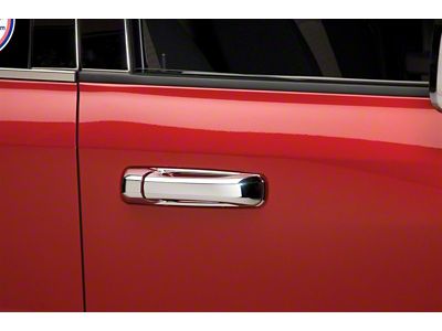 Putco Door Handle Covers without Passenger Keyhole; Chrome (10-18 RAM 3500 Regular Cab)