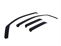 EGR In-Channel Window Visors; Front and Rear; Matte Black (03-09 RAM 2500 Quad Cab)
