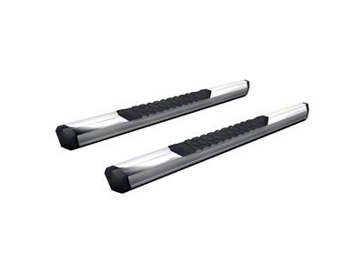 GEM Tubes Octa Series Nerf Side Step Bars; Chrome (09-18 RAM 1500 Regular Cab)