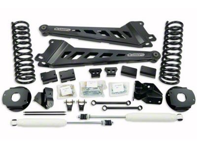McGaughys Suspension 4-Inch Premium Radius Arm Suspension Lift Kit with Shocks (19-23 4WD RAM 2500 w/ Air Ride)
