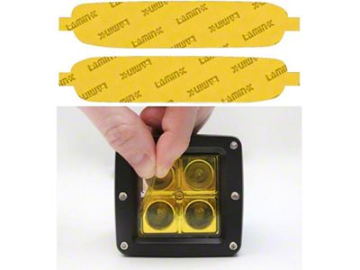 Lamin-X Fog Light Tint Covers; Yellow (19-23 RAM 2500)