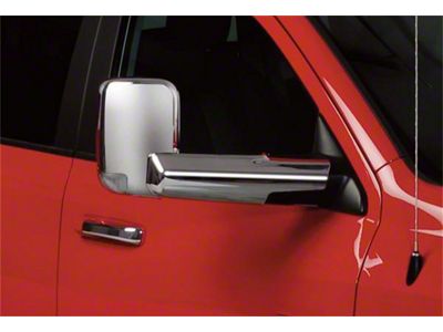 Putco Towing Mirror Covers; Chrome (10-18 RAM 3500)