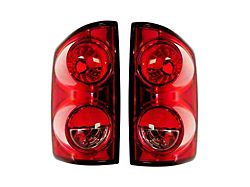 Tail Lights; Red Housing; Red Lens (07-09 RAM 2500)