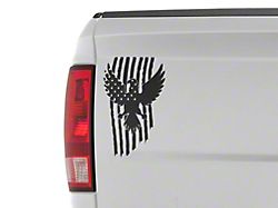 SpeedForm Eagle Stars and Stripes Decal; Gloss Black (Universal; Some Adaptation May Be Required)