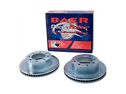 Baer Sport Drilled and Slotted 8-Lug Rotors; Front Pair (06-08 RAM 1500 Mega Cab)