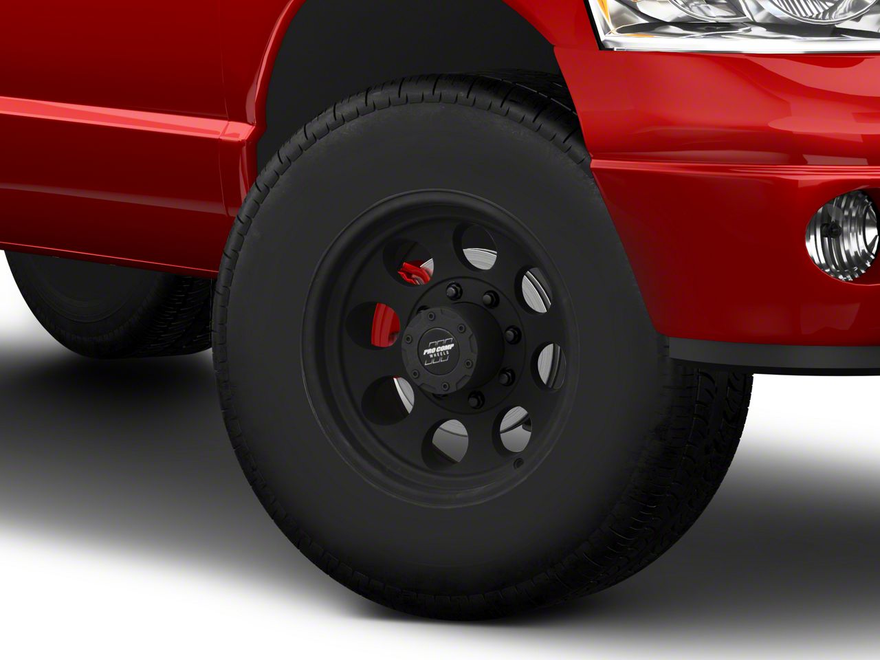 Pro Comp Wheels 69 Series Vintage Flat Black 8-Lug Wheel; 17x9; -6mm Offset (07-10 Sierra 2500 HD)