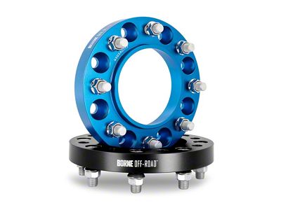 Borne Off-Road 32mm Wheel Spacers; Blue (19-23 RAM 3500 SRW)