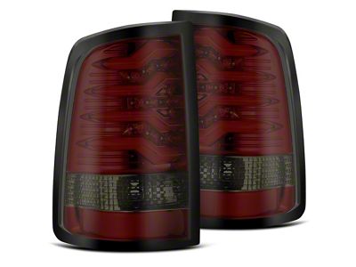 PRO-Series LED Tail Lights; Red Housing; Smoked Lens (19-23 RAM 3500 w/ Factory Halogen Tail Lights)