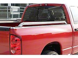 Side Bed Rails; Stainless Steel (11-16 F-350 Super Duty w/ 8-Foot Bed)