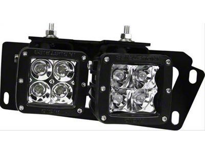 Rigid Industries Dual LED Pod Fog Light Mount Brackets (09-12 RAM 1500)