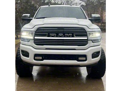 Sick Diesel Single LED Grille Light Power Bar with Plug and Play Harness; Black Frame (19-23 RAM 3500 Limited)