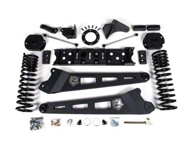 Zone Offroad 4.50-Inch Radius Arm Suspension Lift Kit with FOX Shocks (19-23 4WD 6.7L RAM 2500 w/o Air Ride)